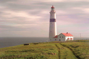 The Point Amour Lighthouse, L’Anse Amour, Labrador, near the site of Alix Hopkins’ summer Internship.